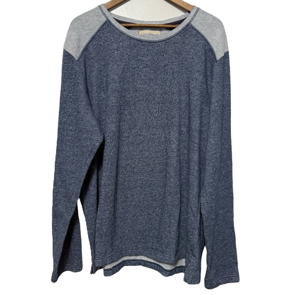Tommy Bahama Colorblock Two Tone Sweater Sweatshirt Men’s XXL Coastal Beach Boat